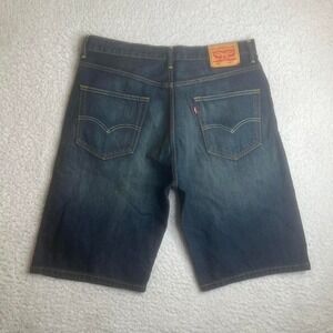 Levi's 569 men's dark wash jorts baggy loose fit 38